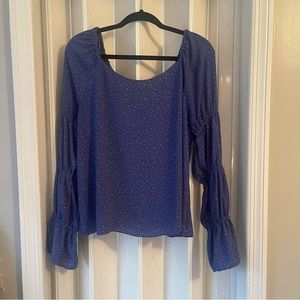 NWOT CeCe Polkadot Top